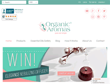 Tablet Screenshot of organicaromas.com